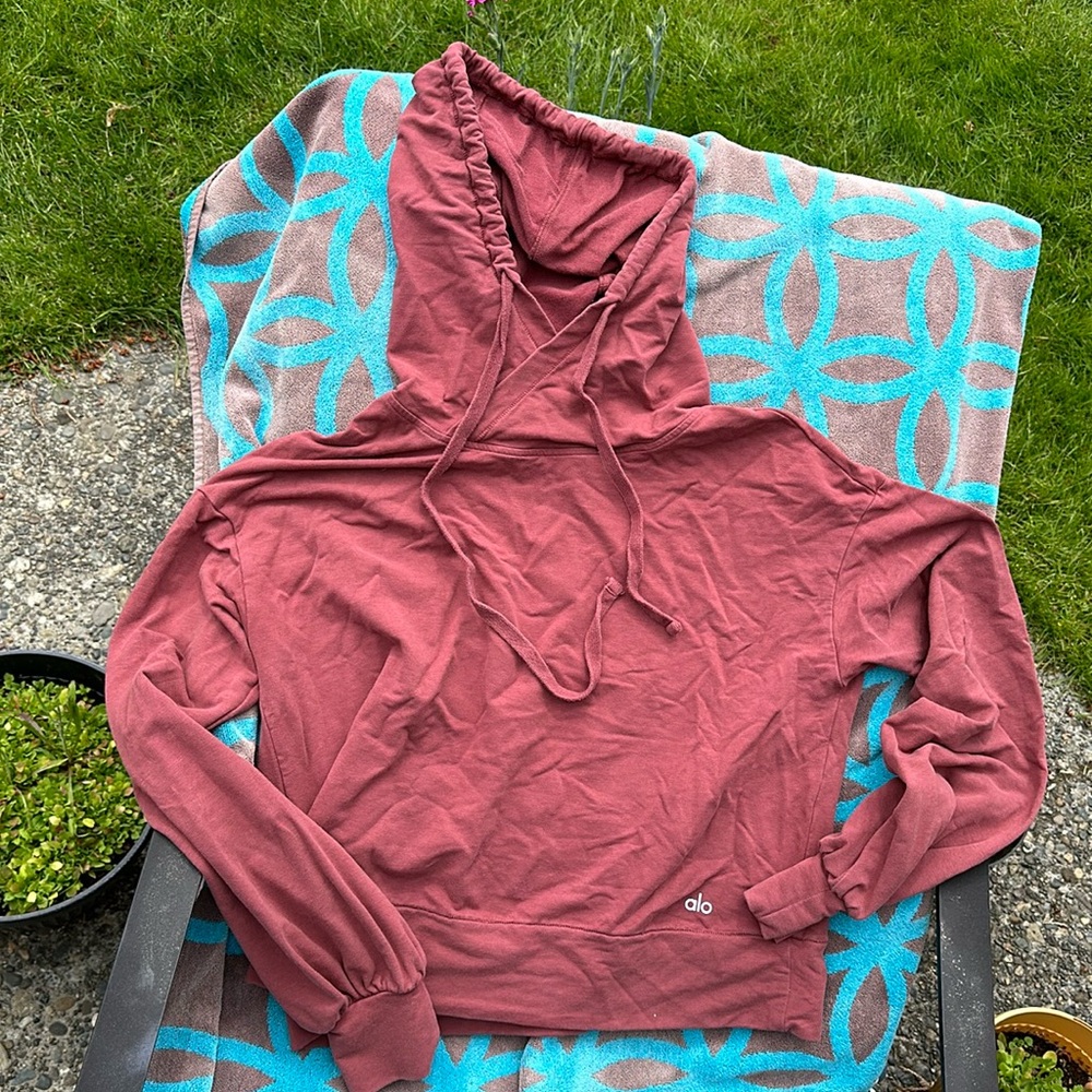 ALO Yoga Rust Hoodie